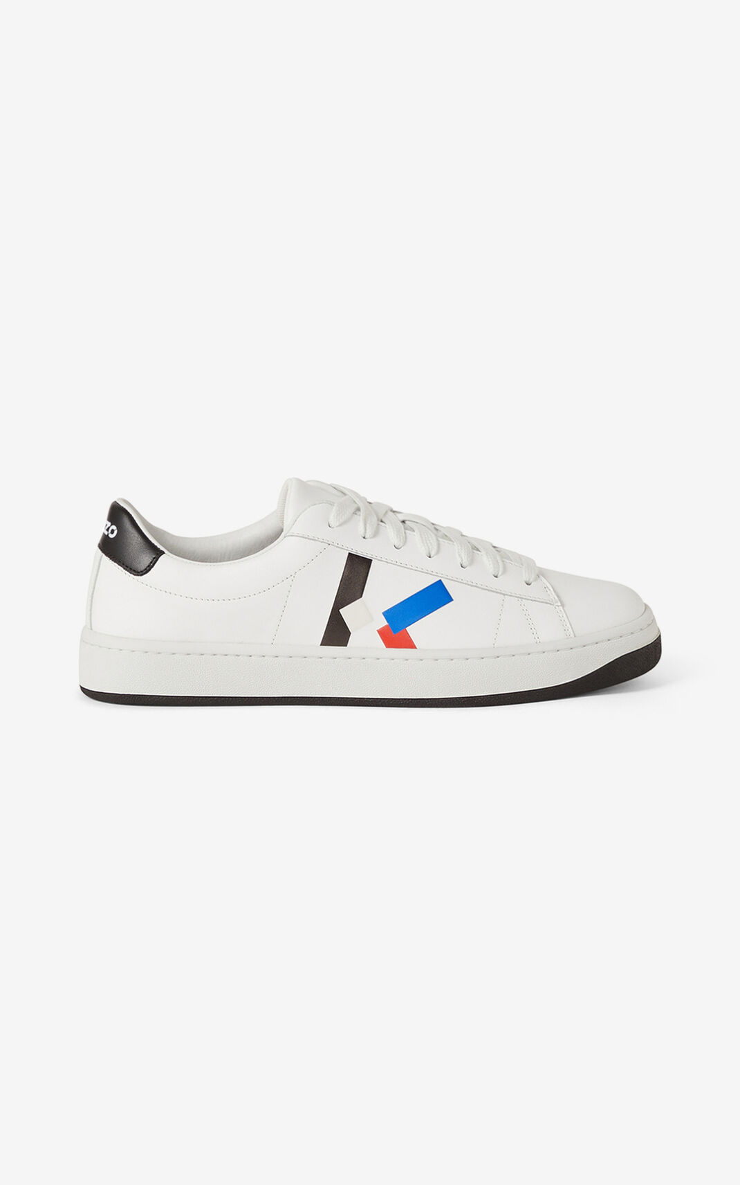 Kenzo Läder Kourt K Logo Sneakers Herr | 03675-VNDR